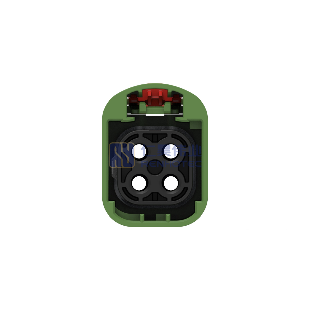 Cable-to-Cable, Sealable, 180° Cable Exit, 4 Position, E Code, Housing for Female Terminals, 5 mm Centerline, Data Connectivity Housings - Image 5