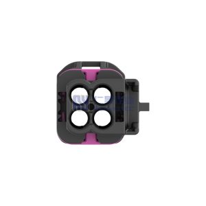 Cable-to-Cable, 180° Cable Exit, 4 Position, A Code, Housing for Male Terminals, 4 mm Centerline, Crimp, Data Connectivity Housings