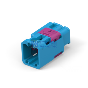 Cable-to-Cable, 180° Cable Exit, 4 Position, C Code, Housing for Male Terminals, 4 mm Centerline, Crimp, Data Connectivity Housings