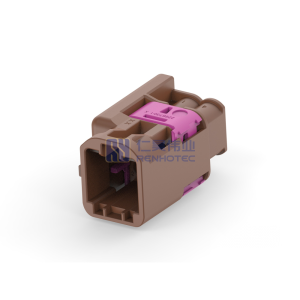 Cable-to-Cable, 180° Cable Exit, 4 Position, F Code, Housing for Male Terminals, 4 mm Centerline, Crimp, Data Connectivity Housings