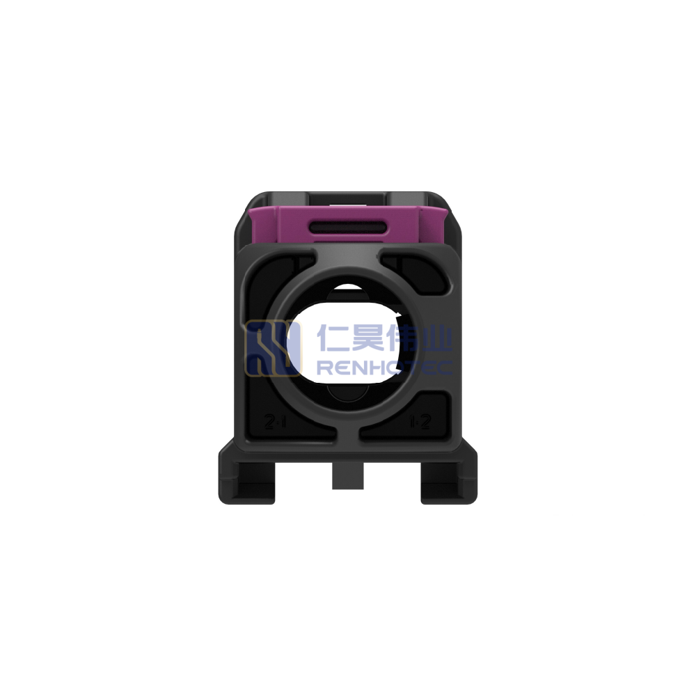 Cable-to-Cable, 180° Cable Exit, 1 Position, A Code, Housing for Female Terminals, Crimp, High Speed Data, Data Connectivity Housings - Image 4