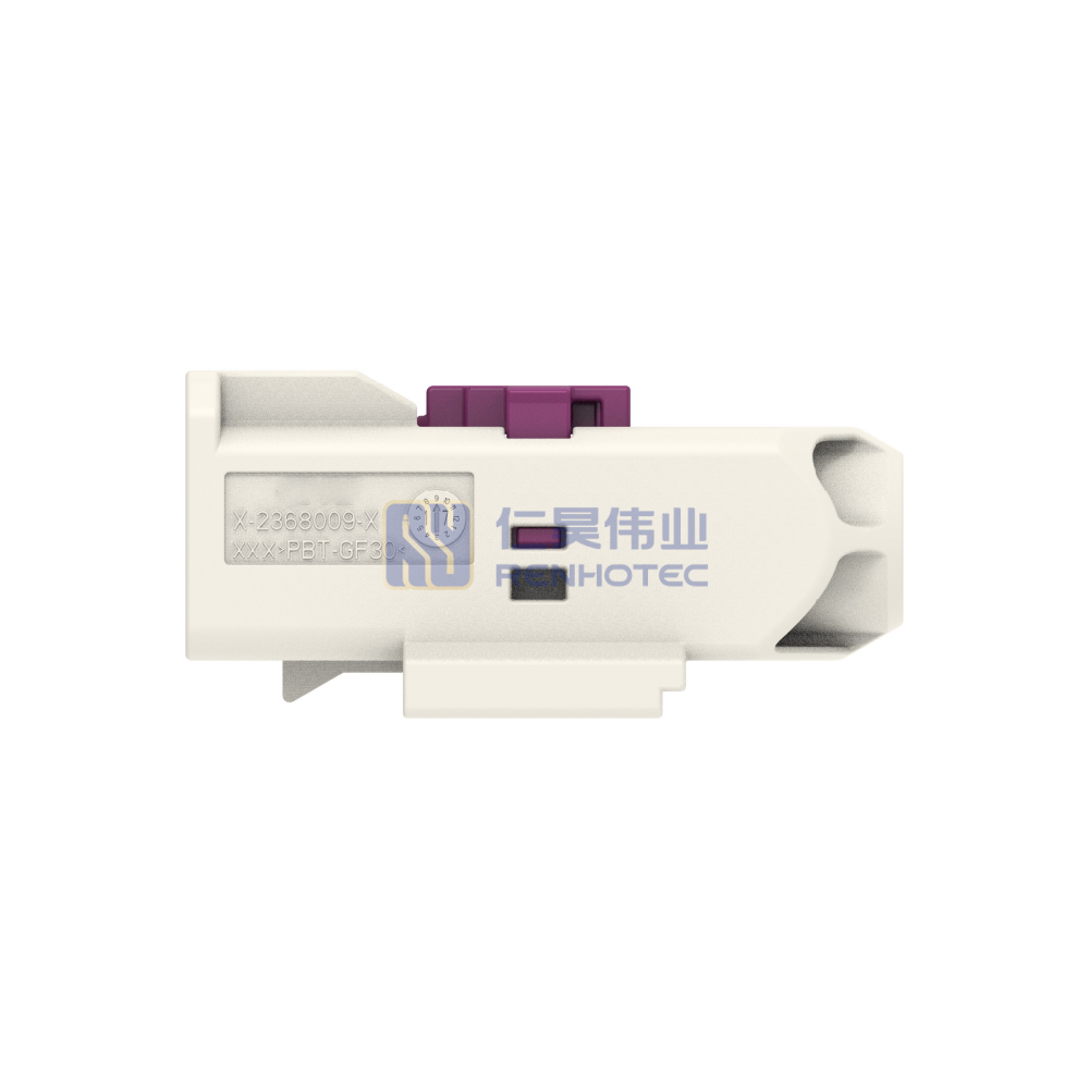 Cable-to-Cable, 180° Cable Exit, 1 Position, B Code, Housing for Female Terminals, Crimp, High Speed Data, Data Connectivity Housings - Image 2