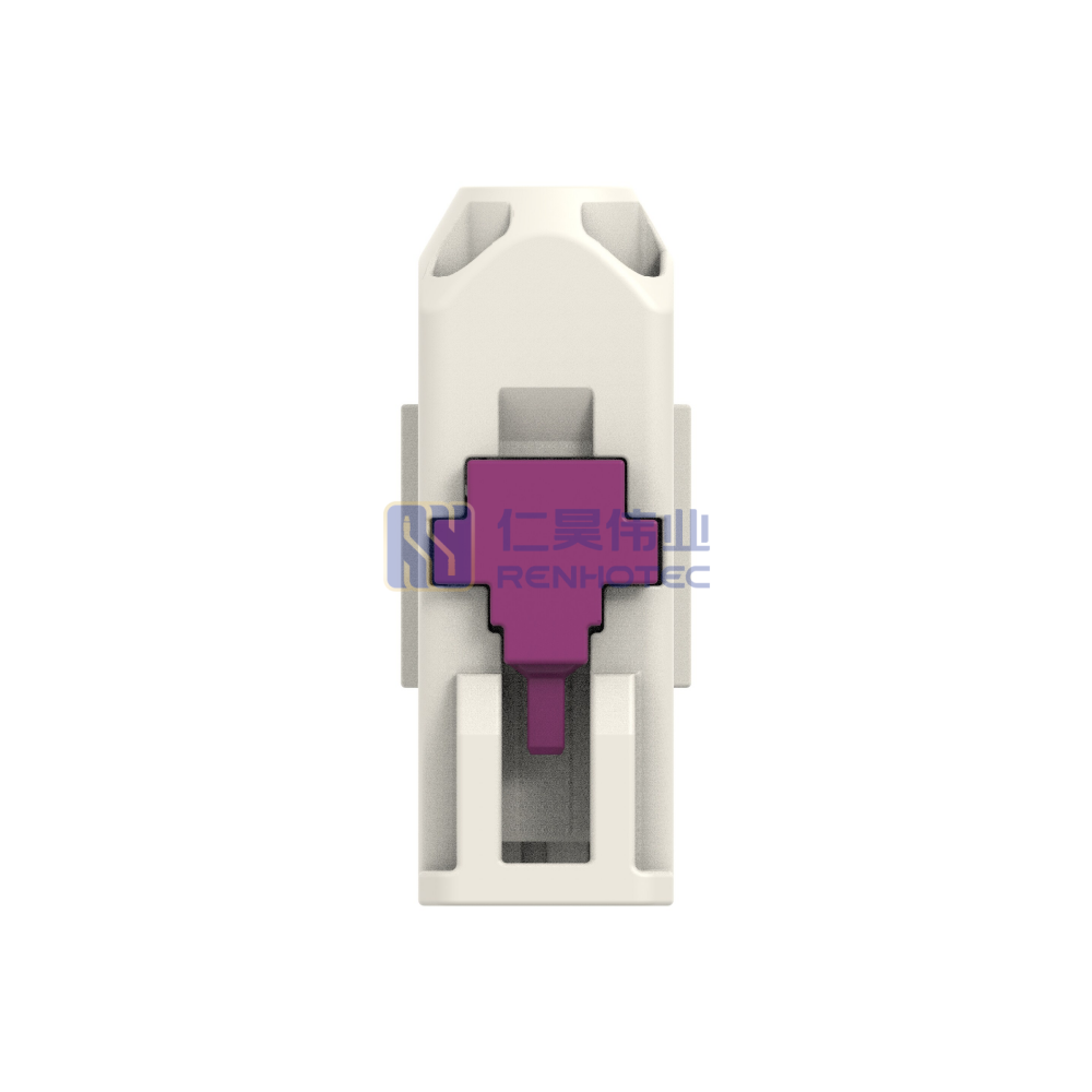 Cable-to-Cable, 180° Cable Exit, 1 Position, B Code, Housing for Female Terminals, Crimp, High Speed Data, Data Connectivity Housings - Image 3