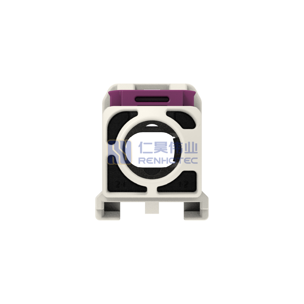 Cable-to-Cable, 180° Cable Exit, 1 Position, B Code, Housing for Female Terminals, Crimp, High Speed Data, Data Connectivity Housings - Image 4