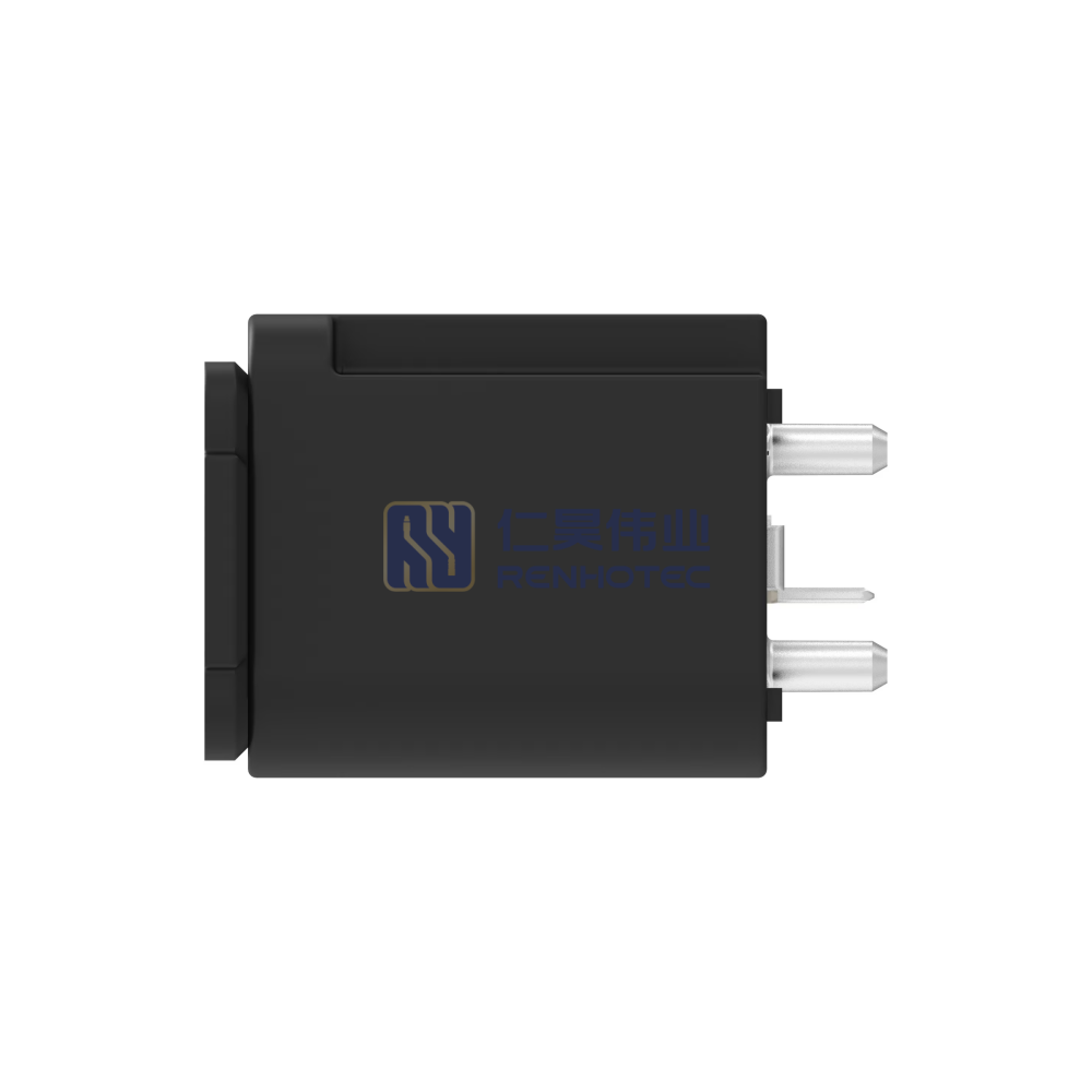 Cable-to-Board / Wire-to-Board, Shielded, Vertical, 1 Position, Board Mount, A Code, Signal, Data Connectivity Headers - Image 2
