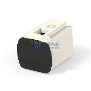 Cable-to-Board / Wire-to-Board, Shielded, Vertical, 1 Position, Board Mount, B Code, Signal, Data Connectivity Headers