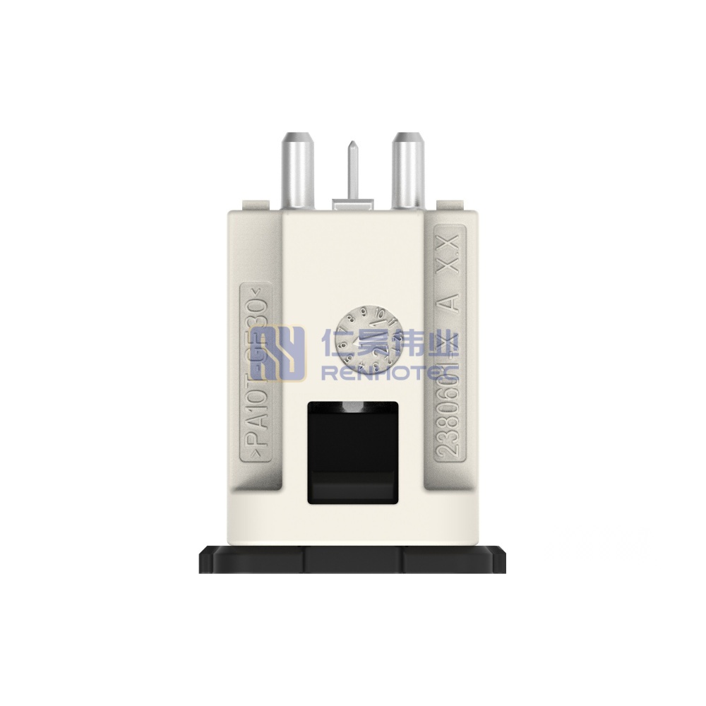 Cable-to-Board / Wire-to-Board, Shielded, Vertical, 1 Position, Board Mount, B Code, Signal, Data Connectivity Headers - Image 3