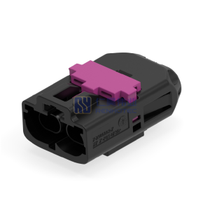 Cable-to-Cable, 180° Cable Exit, 2 Position, A Code, Housing for Male Terminals, 8 mm Centerline, Crimp, Data Connectivity Housings