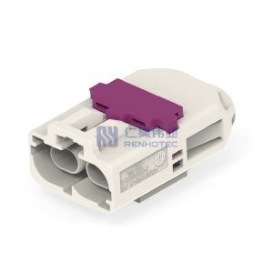 Cable-to-Cable, 180° Cable Exit, 2 Position, B Code, Housing for Male Terminals, 8 mm Centerline, Crimp, Data Connectivity Housings