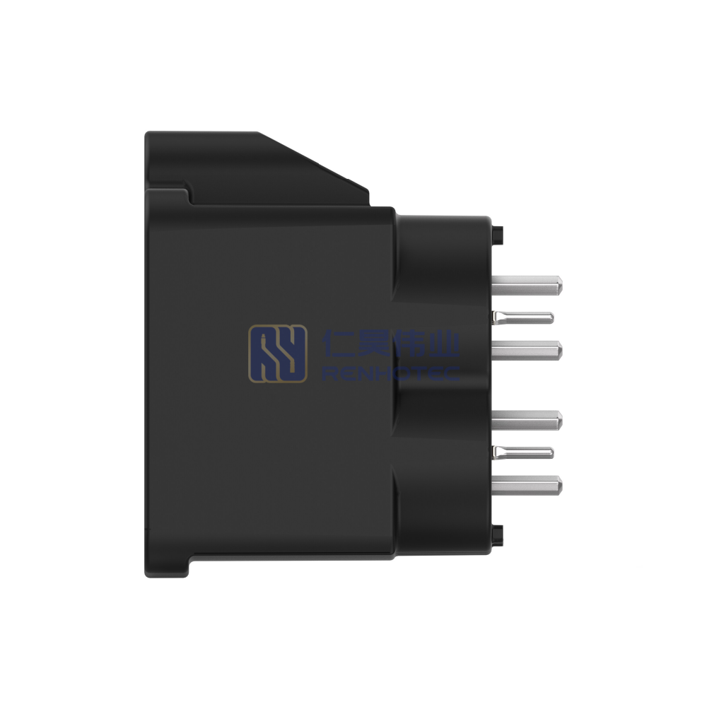 Shielded, Vertical, 12 Position, Board Mount, A Code, 2 mm Centerline, Data Connectivity Headers - Image 2