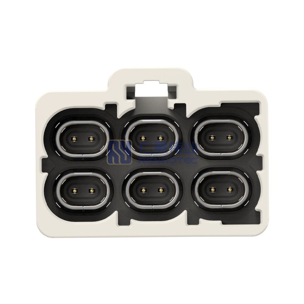 Shielded, Vertical, 12 Position, Board Mount, B Code, 2 mm Centerline, Data Connectivity Headers - Image 5