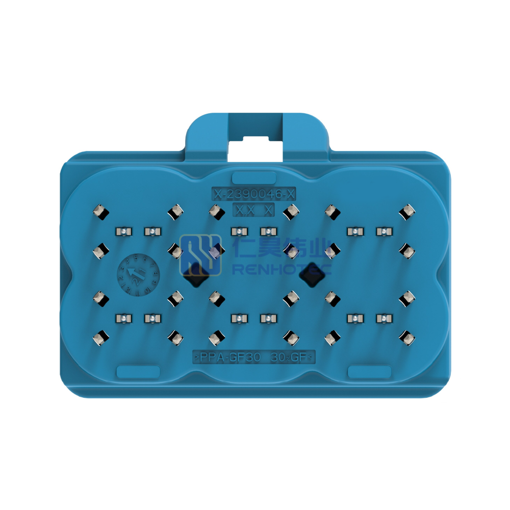 Shielded, Vertical, 12 Position, Board Mount, C Code, 2 mm Centerline, Data Connectivity Headers - Image 4
