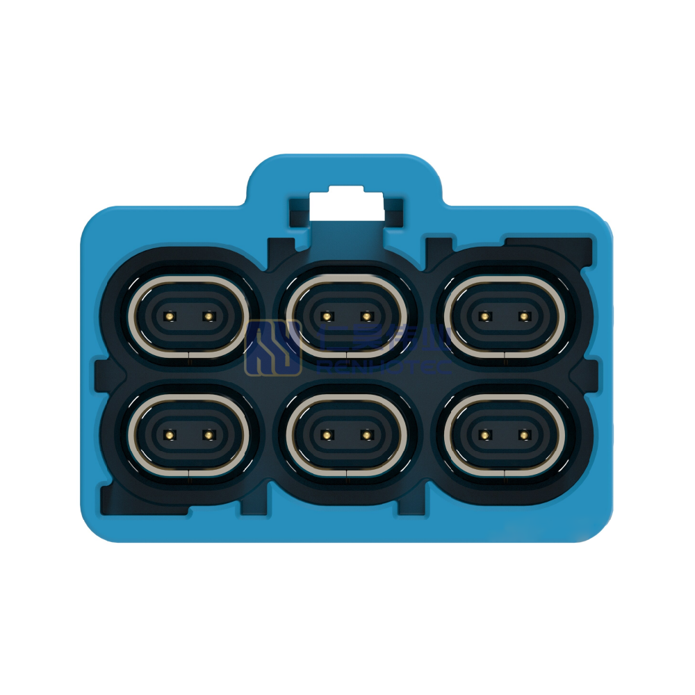 Shielded, Vertical, 12 Position, Board Mount, C Code, 2 mm Centerline, Data Connectivity Headers - Image 5