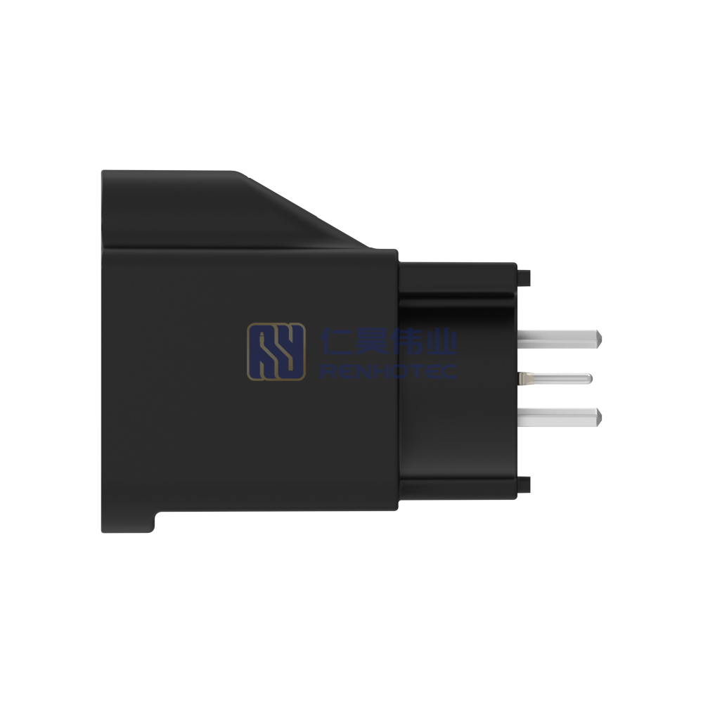 Wire-to-Board, Shielded, Vertical, 2 Position, Board Mount, A Code, 2 mm Centerline, Data Connectivity Headers - Image 2