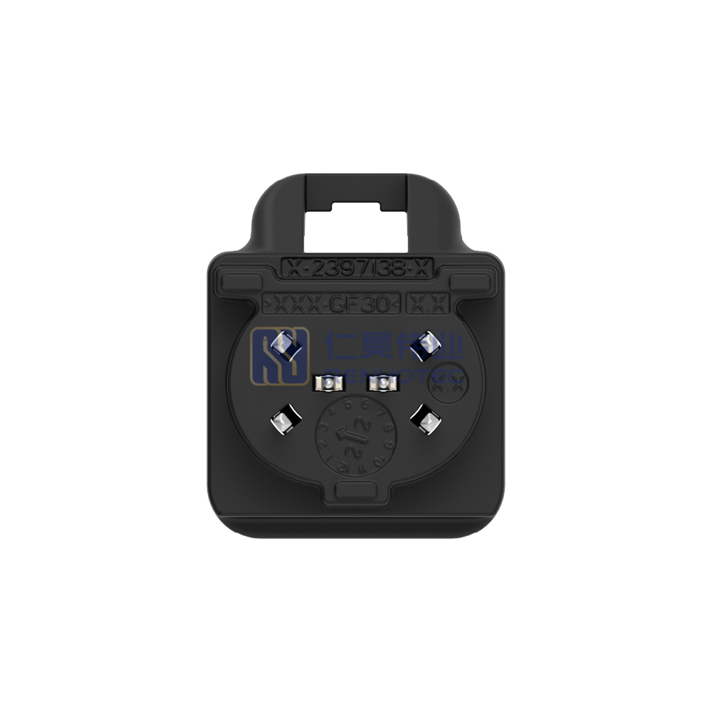 Wire-to-Board, Shielded, Vertical, 2 Position, Board Mount, A Code, 2 mm Centerline, Data Connectivity Headers - Image 4