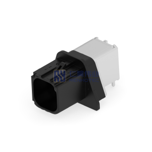 Cable-to-Board, Sealable, Shielded, Right Angle, 4 Position, Board Mount, A Code, 5 mm Centerline, Signal, Data Connectivity Headers