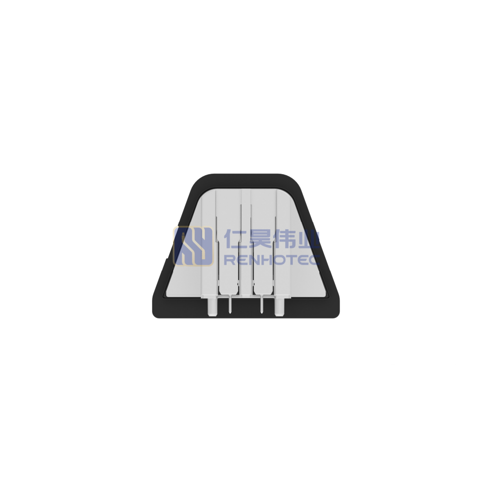 Cable-to-Board, Sealable, Shielded, Right Angle, 4 Position, Board Mount, A Code, 5 mm Centerline, Signal, Data Connectivity Headers - Image 4