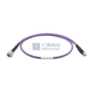 RF Cable Assembly, N to 3.5mm Type, Armored, 18GHz, with Stabilization Layer - RHT-605-20627