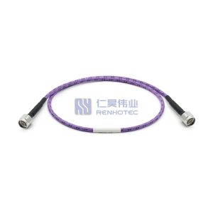 RF Cable Assembly, N-Type Millimeter-Wave, VNA, Armored, 18GHz, Stabilization Layer - RHT-605-20628