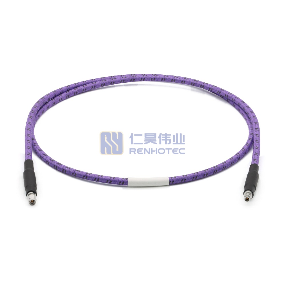3.5mm Millimeter-Wave Test Cable Assembly, 26.5GHz, Low Loss, Phase Stable, Armored - RHT-605-20633
