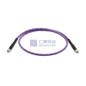 2.4mm Armored RF Cable Assembly, Stabilization Layer, High Shielding, Amplitude & Phase Stable, 40GHzW - RHT-605-20634