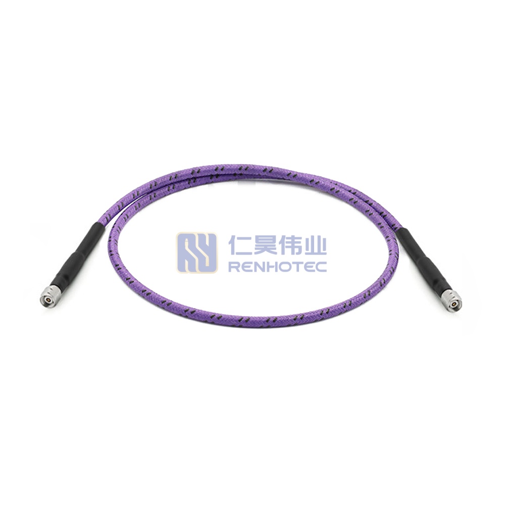 2.4mm Armored RF Cable Assembly, Stabilization Layer, High Shielding, Amplitude & Phase Stable, 40GHzW - RHT-605-20634