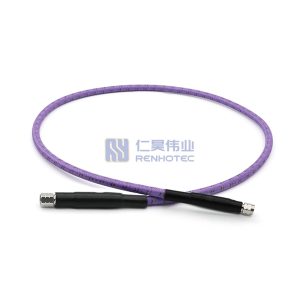 1.85mm Male to Male Armored, Amplitude & Phase Stable Test Cable Assembly, 67GHzW - RHT-605-20635