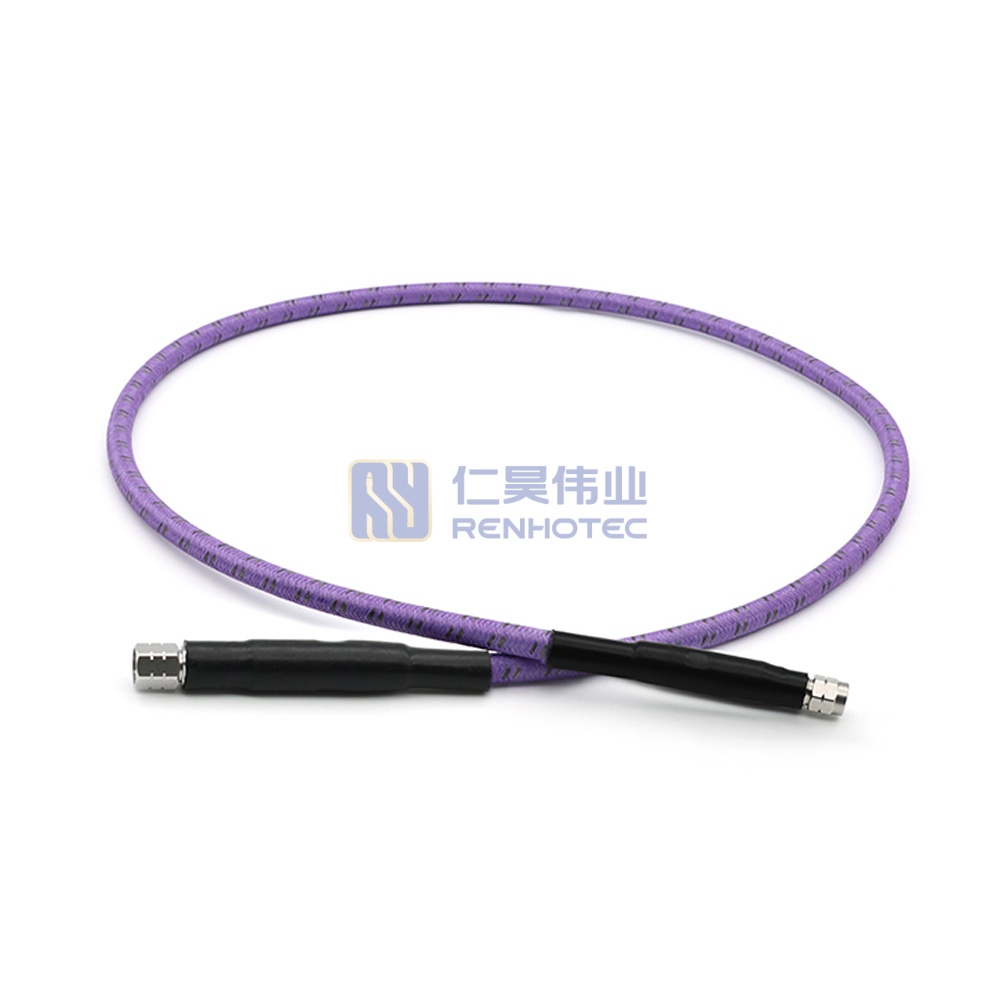 1.85mm Male to Male Armored, Amplitude & Phase Stable Test Cable Assembly, 67GHzW - RHT-605-20635