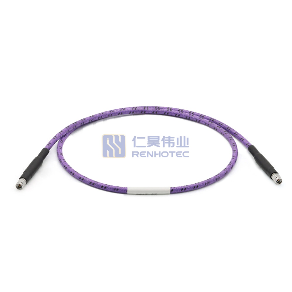 2.92mm Male to Female RF Cable, with Stabilization Layer, Amplitude & Phase Stable, Armored, 40GHz - RHT-605-20636