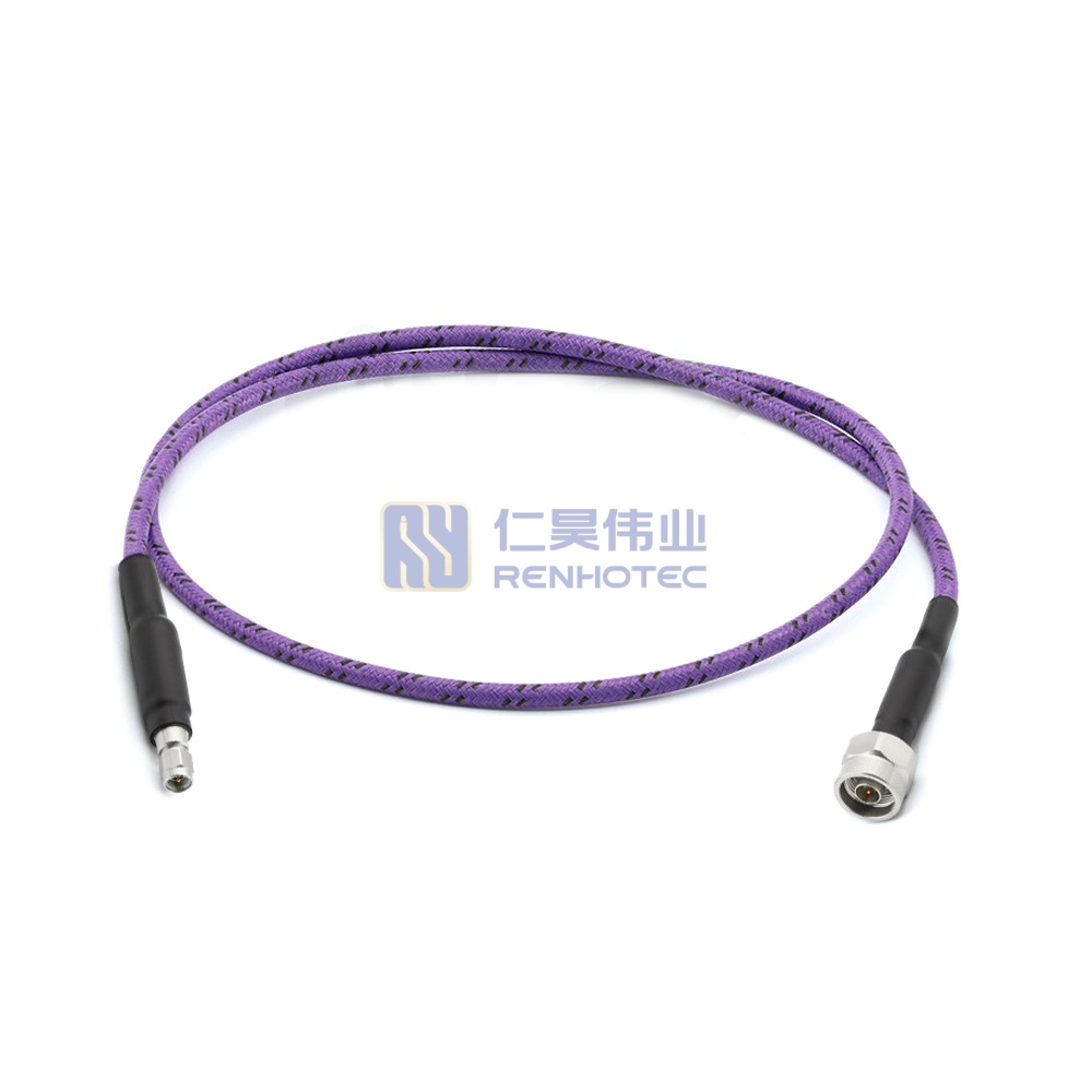 N to 3.5mm, 18GHz, Low Loss, Amplitude & Phase Stable, RF Coaxial Cable, CXN3449 Equivalent/Imported - RHT-605-20637