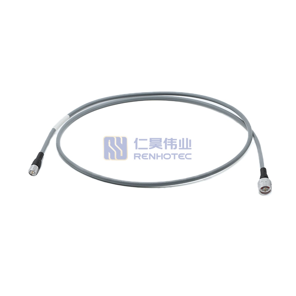 N Male to TNC Male, High Power, Low Loss, Phase Stable, Flexible RF Test Cable, 18GHz - RHT-605-20641