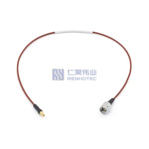 SMA to SSMP Low Loss Phase Stable Coaxial Cable Assembly, 18GHz, Mobile Phone Test Cable - RHT-605-20646