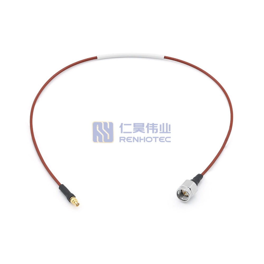 SMA to SSMP Low Loss Phase Stable Coaxial Cable Assembly, 18GHz, Mobile Phone Test Cable - RHT-605-20646