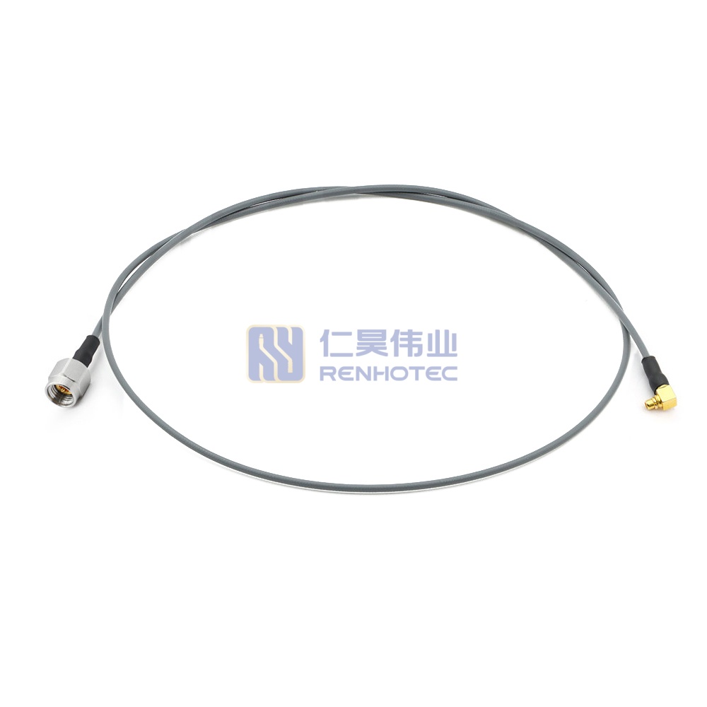 2.92mm to MMCX Millimeter-Wave, Low Loss Phase Stable Cable Assembly, 6GHz, CXN3506 Equivalent - RHT-605-20651