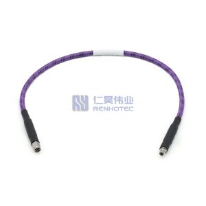 3.5mm Armored RF Cable Assembly, Dual Shielded, Amplitude & Phase Stable, 26.5GHz - RHT-605-20654