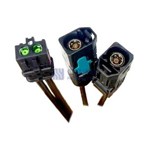 Dual-Port Mini FAKRA Female to Dual FAKRA LVDS Video Cable Assembly 2306868-2