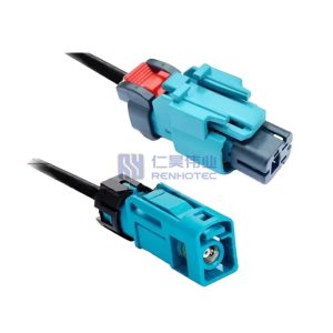 Waterproof Mini FAKRA Female to FAKRA / SMA RF Adapter Cable Assembly 2355843-1