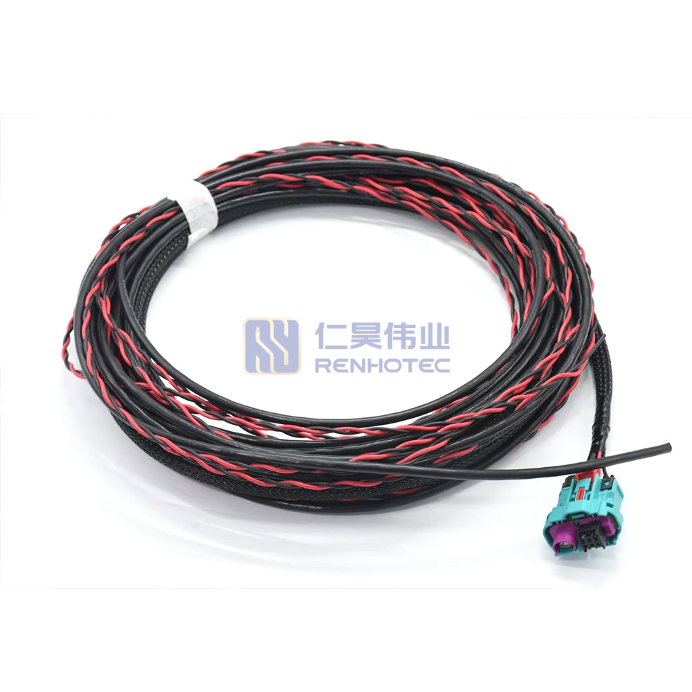 Waterproof H-MTD 2+6P Radar Ethernet Cable Assembly E6K14M-1CAZ5-Z - Image 2