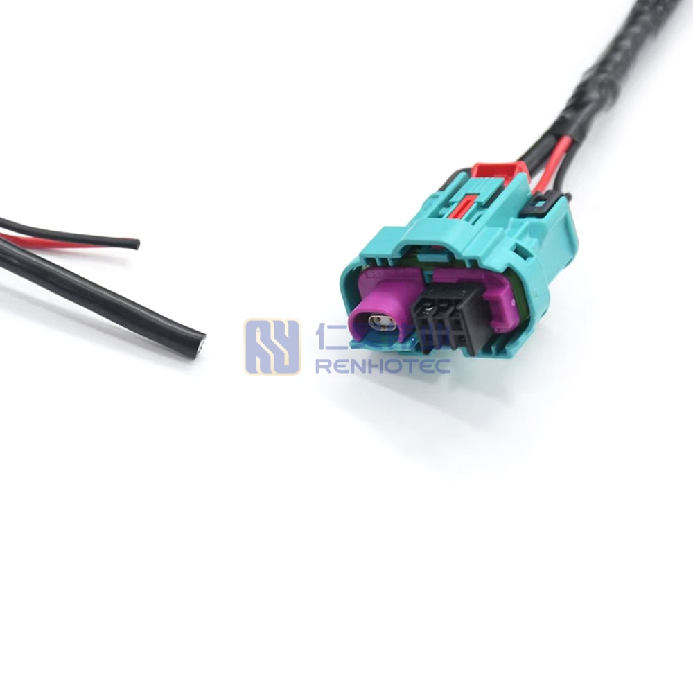 Waterproof H-MTD 2+6P Radar Ethernet Cable Assembly E6K14M-1CAZ5-Z