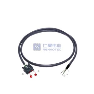 Mini50 Connector to Open Wire Cable Assembly 347910040