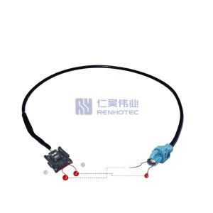 Mini50 to H-MTD Female Automotive Ethernet Adapter Cable