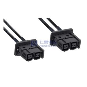 Dual-End MATEnet Dual-Port Female Ethernet Cable Assembly