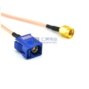 SMA Plug to Fakra C Jack RF Cable Assemblies with RG316 Cable - RHT-605-6348