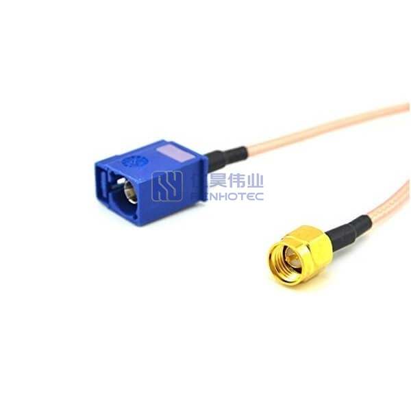 SMA Plug to Fakra C Jack RF Cable Assemblies with RG316 Cable - RHT-605-6348 - Image 2