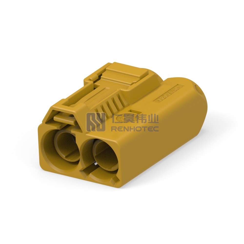 Cable-to-Cable, Sealable, 180° Cable Exit, 1 Position, B Code, Housing for Female Terminals, Crimp, FAKRA, Data Connectivity Housings - Image 2