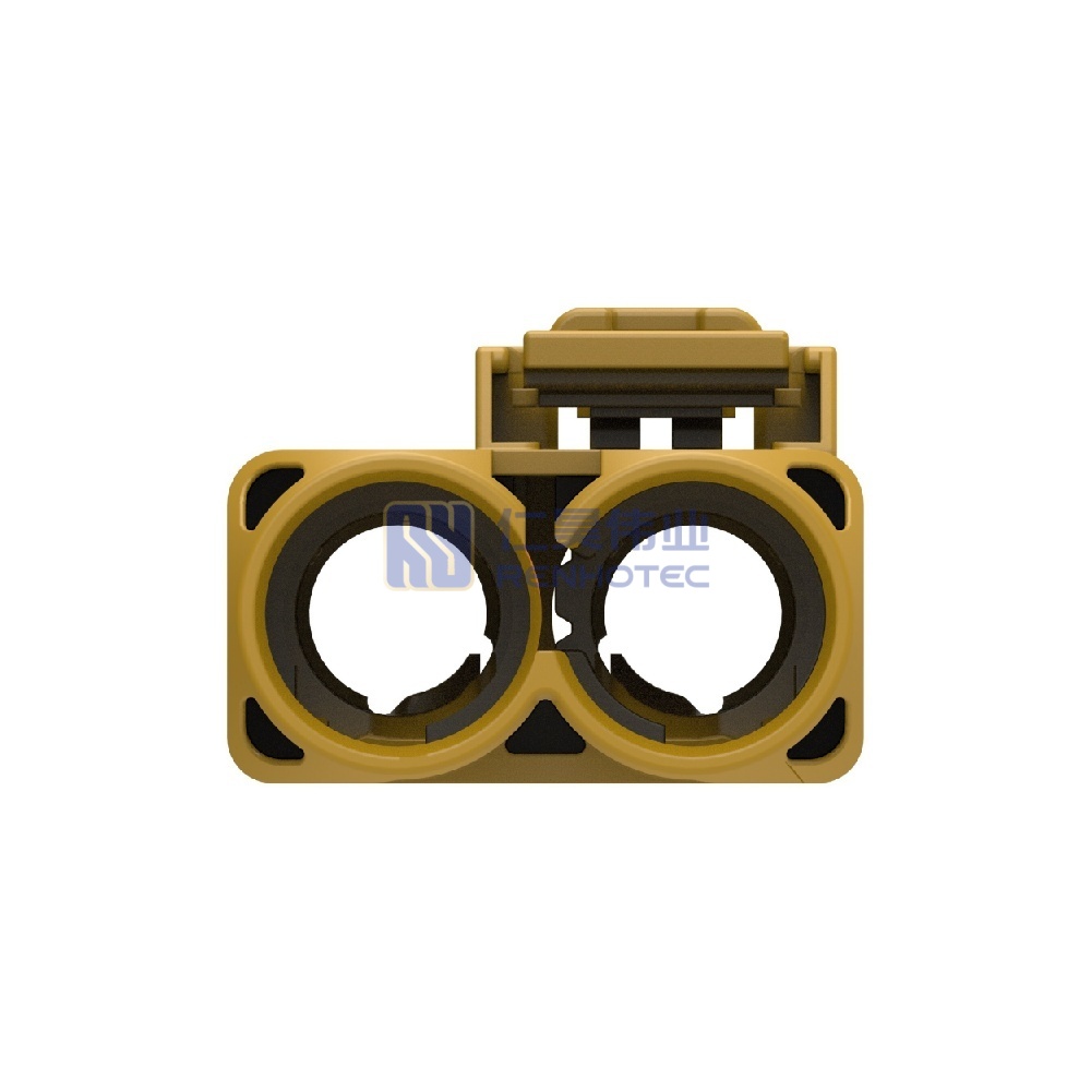 Cable-to-Cable, Sealable, 180° Cable Exit, 1 Position, B Code, Housing for Female Terminals, Crimp, FAKRA, Data Connectivity Housings - Image 3