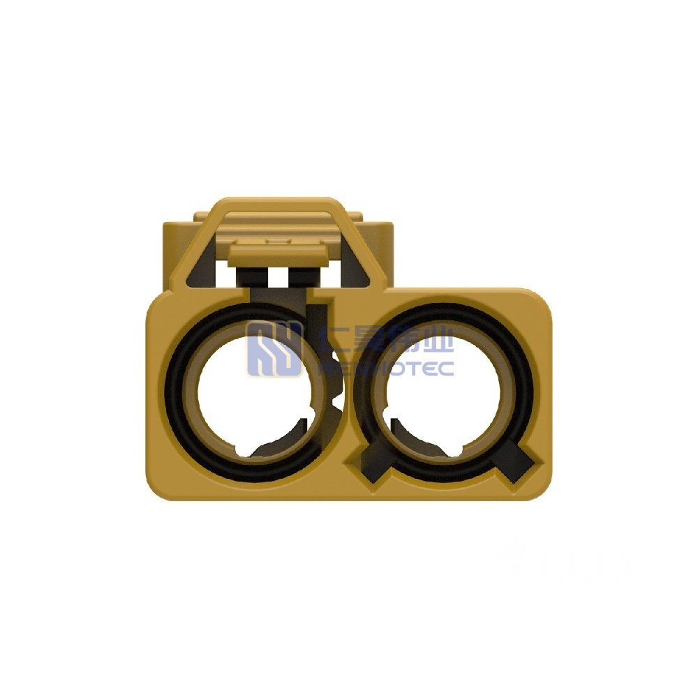 Cable-to-Cable, Sealable, 180° Cable Exit, 1 Position, B Code, Housing for Female Terminals, Crimp, FAKRA, Data Connectivity Housings - Image 4