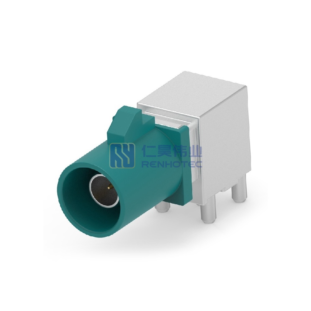 Wire-to-Board / Wire-to-Device, Horizontal, 1 Position, Board Mount, A Code, Signal, FAKRA, Data Connectivity Headers - Image 4