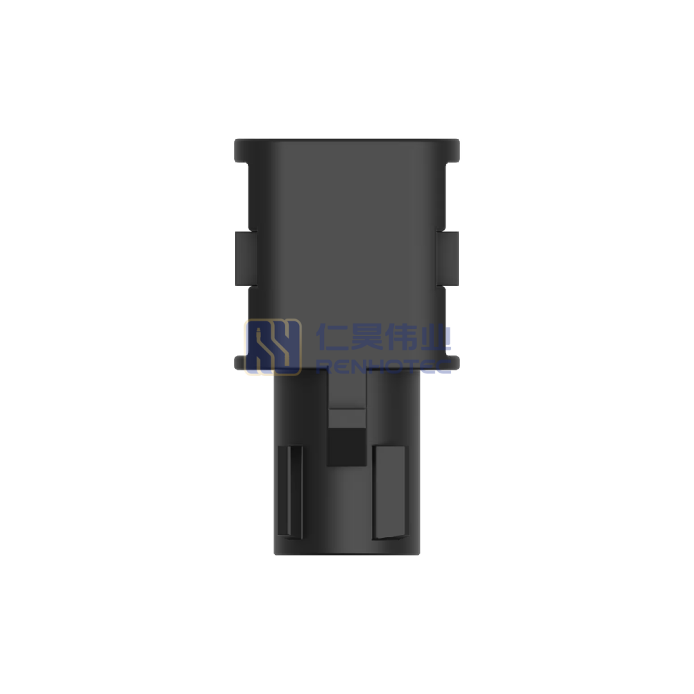 Wire-to-Wire, 180° Cable Exit, 1 Position, C Code, Housing for Male Terminals, Signal, Cable Mount (Free-Hanging), FAKRA, Data Connectivity Housings - Image 3