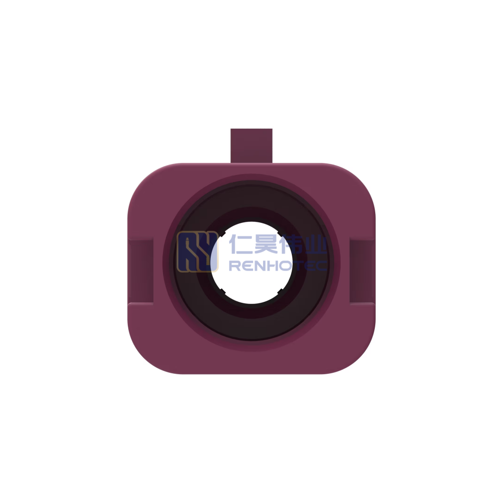 Wire-to-Wire, 180° Cable Exit, 1 Position, E Code, Housing for Male Terminals, Signal, Cable Mount (Free-Hanging), FAKRA, Data Connectivity Housings - Image 4